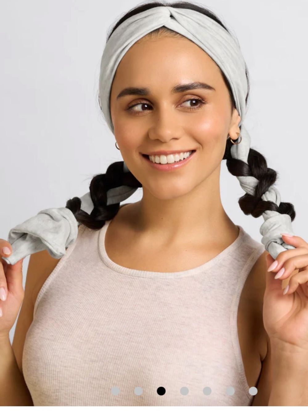 Heather Gray Set & Flow Active Curling Headband
